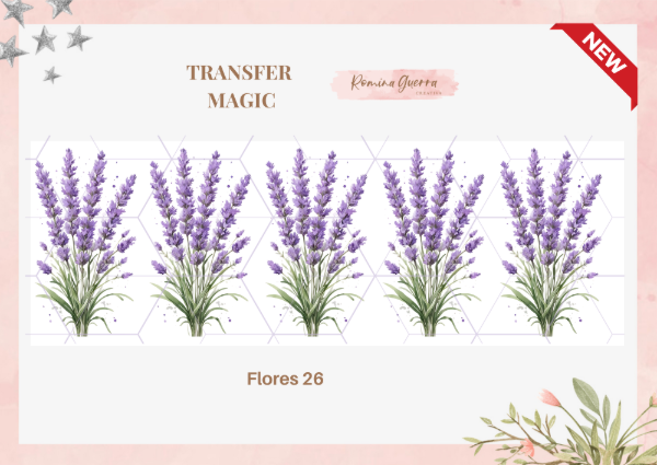 Producto - Transfer magic - Flores 26
