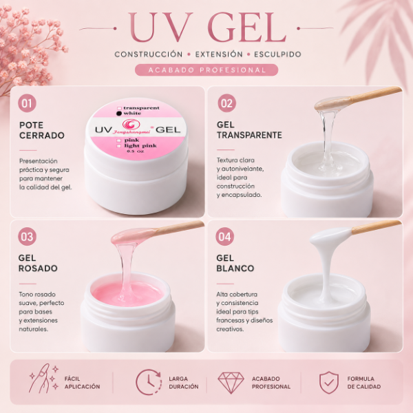 Producto - GEL UV GEL 15ml FENGSHAIMENG W401