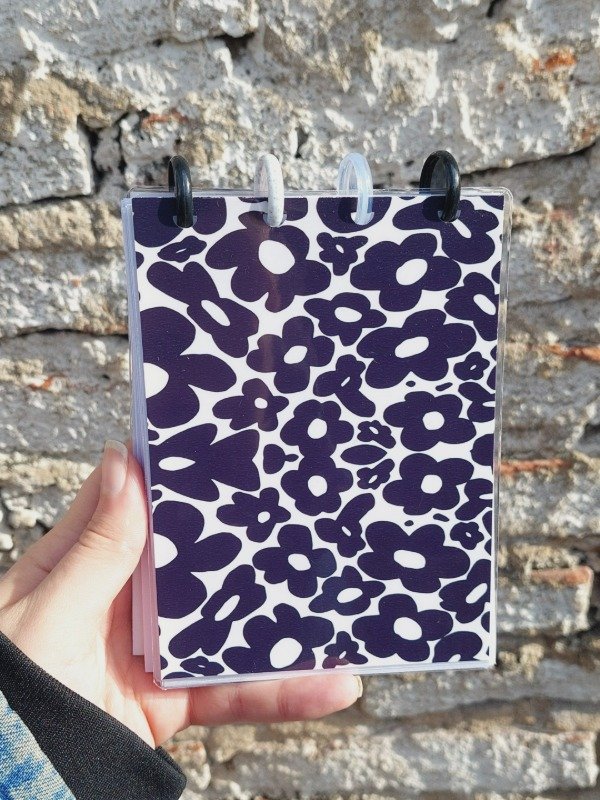 Producto - Anotador A6 - FLORA BLACK #5