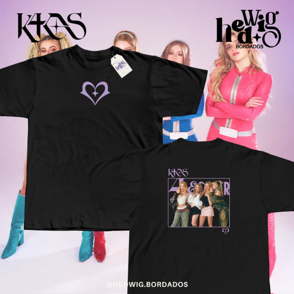 Remera 4ever K4OS doble estampado DTF