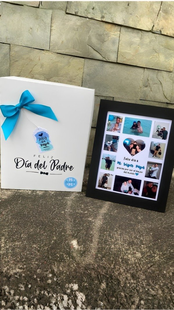 Producto - Cuadro en caja, día del padre