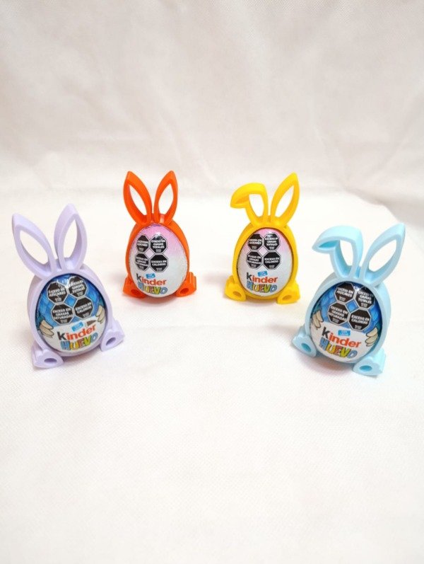 Producto - Set x2 Conejitos Porta Huevito Kinder