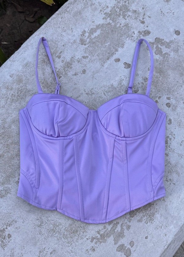 Producto - Corset Bershka lila t85/90 - 0