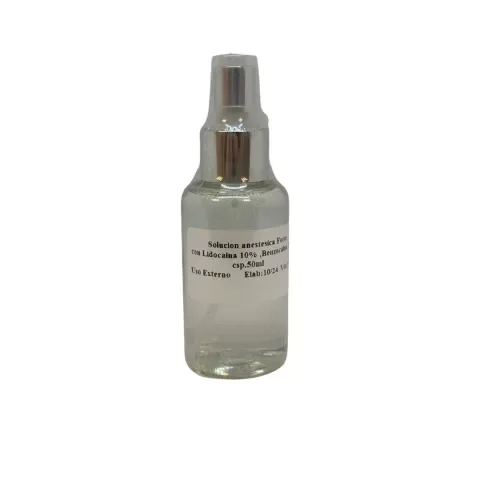 Producto - ANESTESIA SOLUCION CON LIDOCAINA AL 10 + BENZOCAINA 10 x 50ml