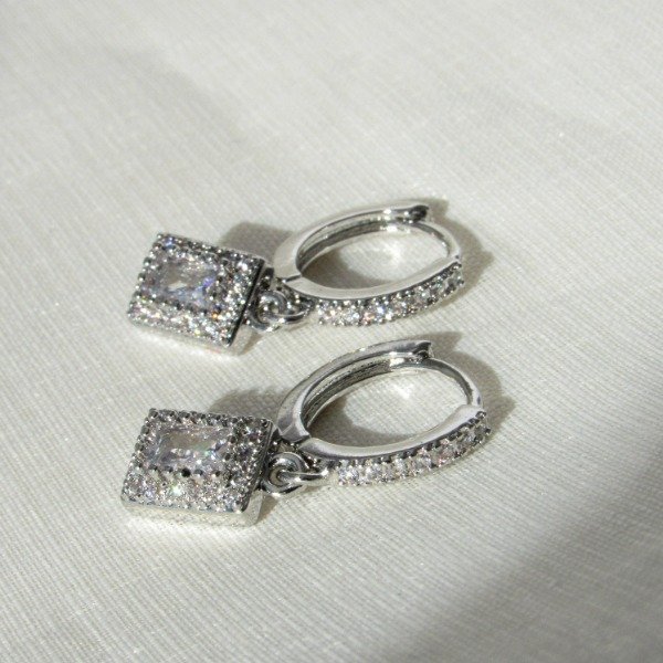 Producto - Aros Argollas colgante piedras 12MM