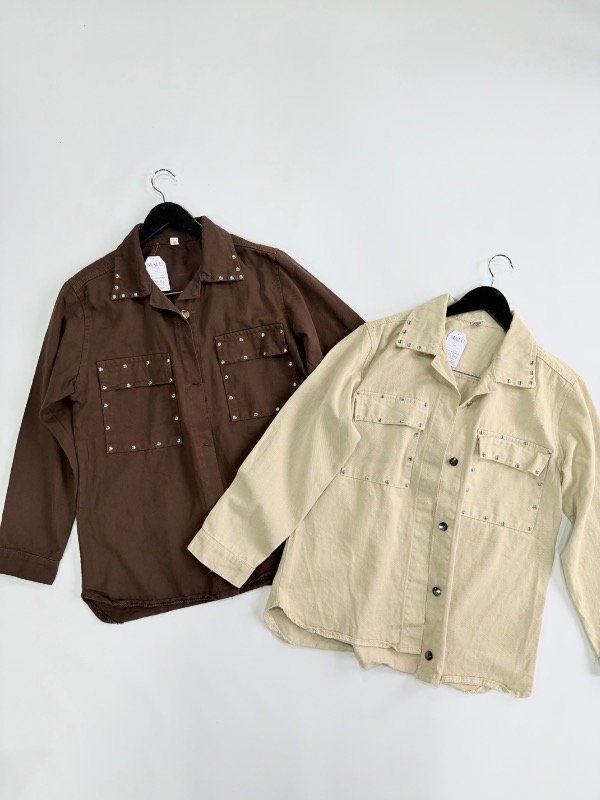 Producto - CAMISACO DE JEAN C/TACHAS