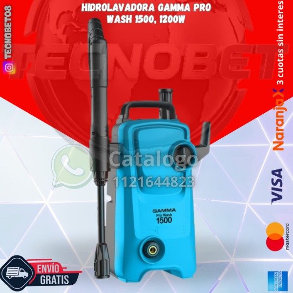 Producto - HIDROLAVADORA GAMMA PRO WASH 1500, 1200W