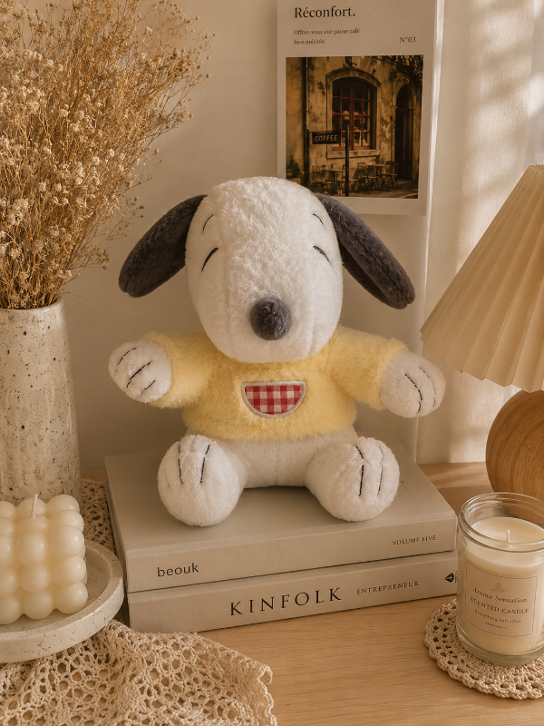Producto - Peluche Snoopy con capucha orejitas