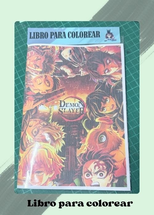 Producto - Libro para colorear - Kimetsu no Yaiba