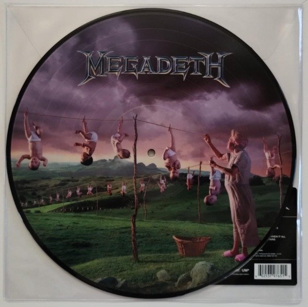 Producto - MEGADETH Youthanasia Disco Vinilo LP PICTURE DISC USA 2014 - 1