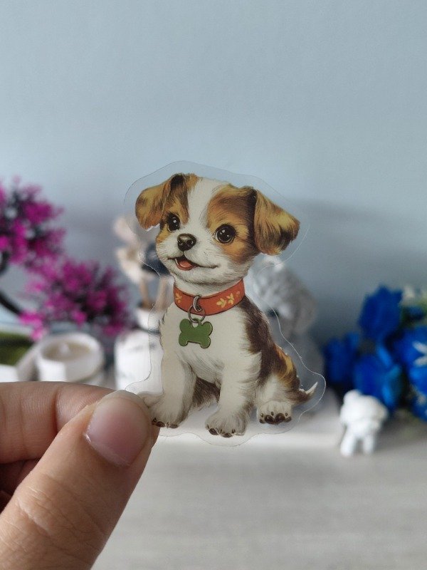 Producto - Stickers para journaling y scrapbooking en PET "Infancia con mascotas" 0543