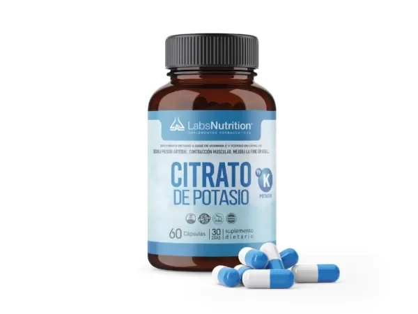 Producto - Citrato de Potasio 400 mg (60 capsulas) - Labs Nutrition