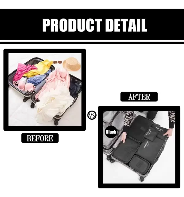 Producto - Set Organizador de Viaje para valija x6 - 6