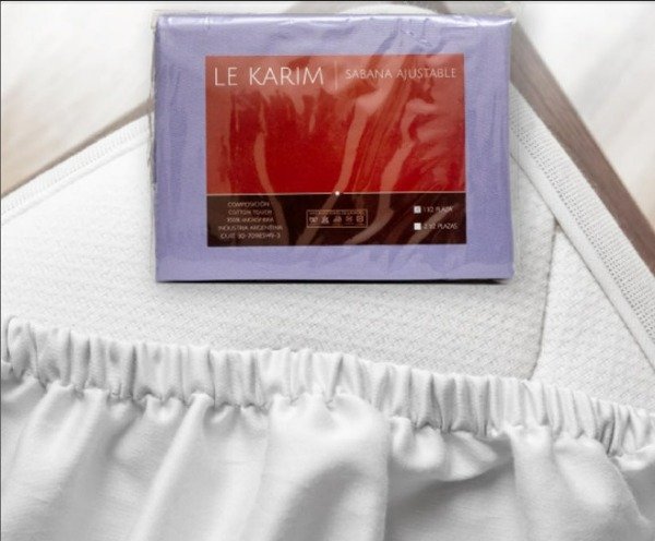 Producto - Sabana ajustable 1 1/2 MICROFIBRA