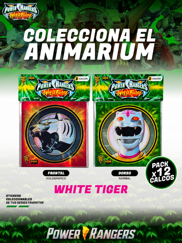Producto - Stickers / Power Rangers Wild Force Pack x12 / 5 cm - 5