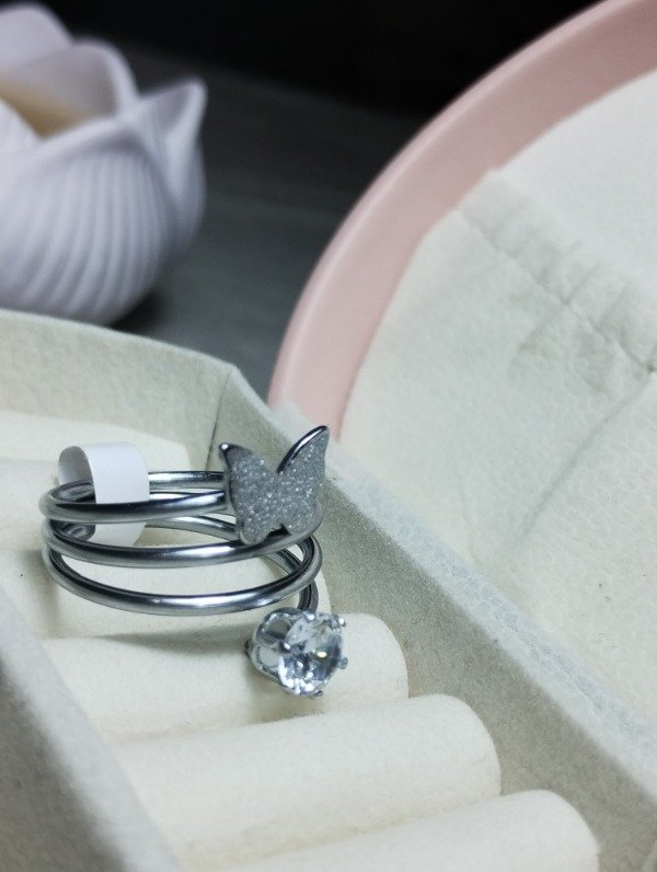 Producto - Anillo triple mariposa