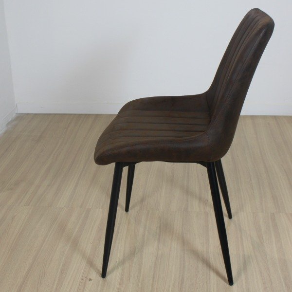Producto - SILLA Austria ECOCUERO MARRON - 3
