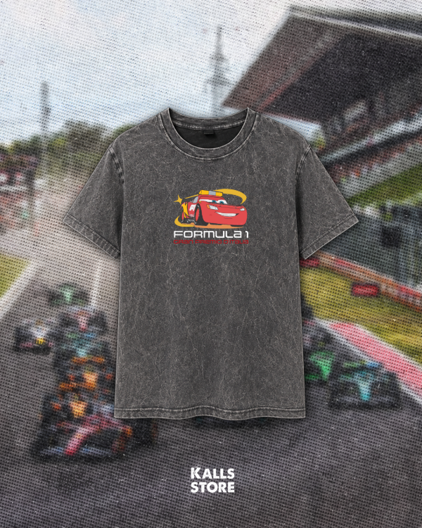 Producto - Remera stone-wash Rayo Mcqueen #gp-italia