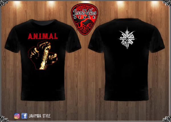 Producto - Remera - ANIMAL - Doble Estampa - 01
