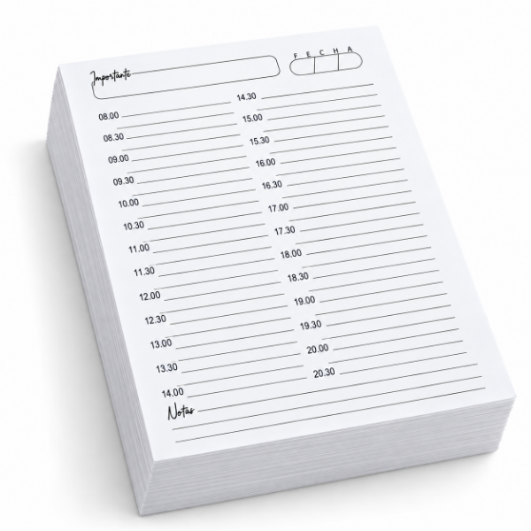 Producto - RESMA A5 AGENDA DIARIA PERPETUA 500 HOJAS - 1