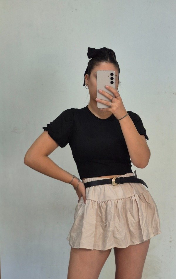 Producto - Short pollera Aimara beig