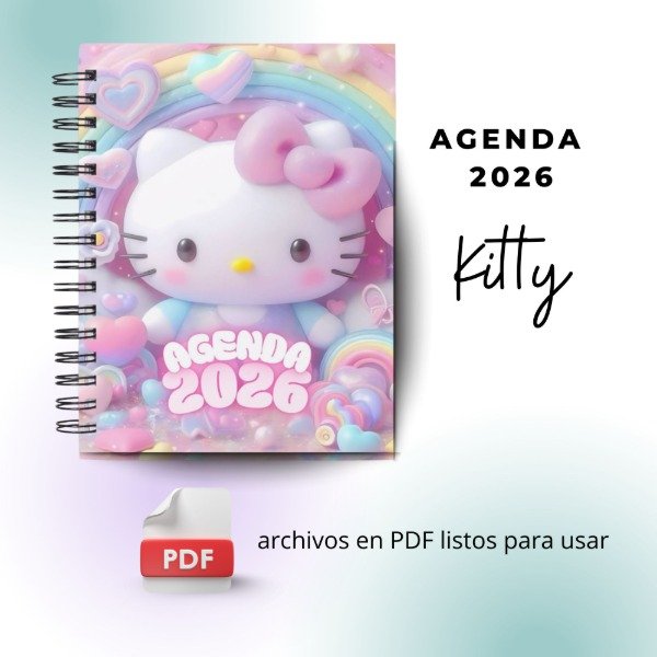 Producto - PDF Agenda Kitty 2026