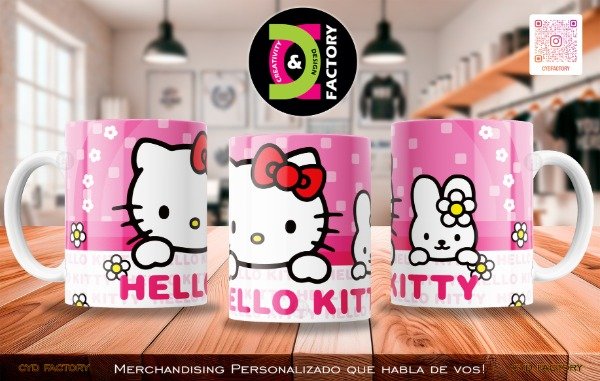 Producto - Taza Cartoon - Hello Kitty - TZ-RT-BL-11OZ-492-CTN-HK