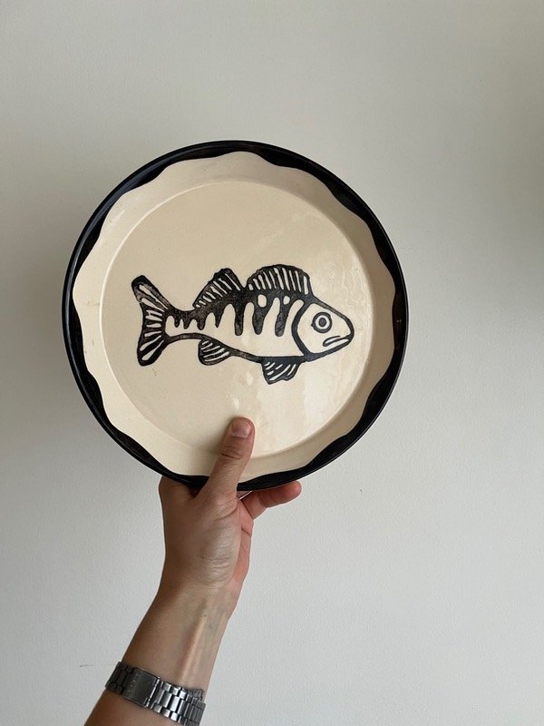 Producto - Plato único pez negro