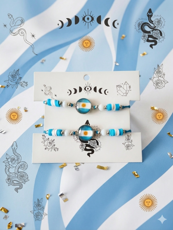 Producto - Pulseras argentina col dije
