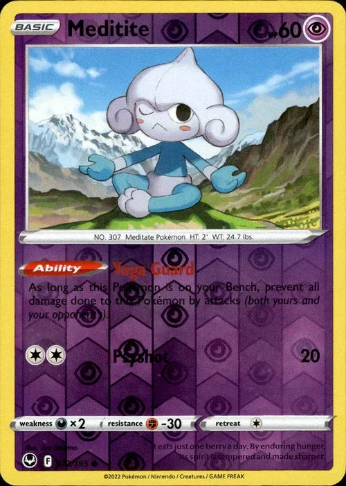 Producto - Meditite - 072/195 - Silver Tempest - Reverse Holo