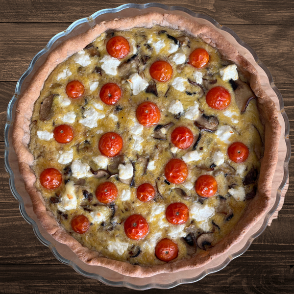 Producto - Tarta de Hongos y Queso de Cabra