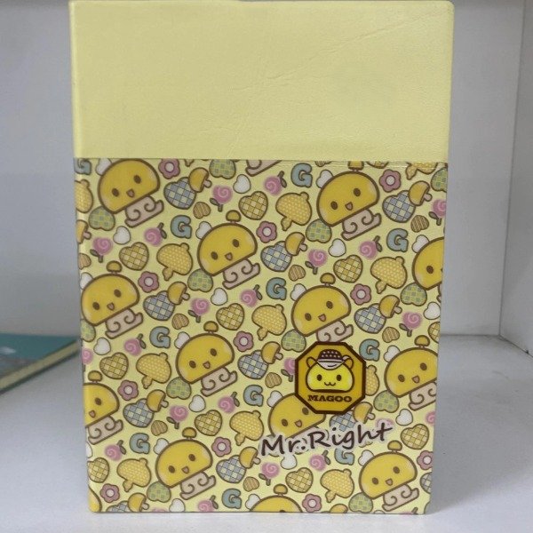 Producto - Anotador Magoo amarillo 80 hojas 21x14cm