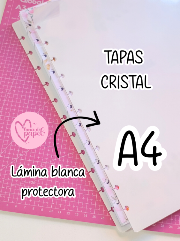 Producto - TAPAS PERFORADAS A4 CRISTAL 1MM