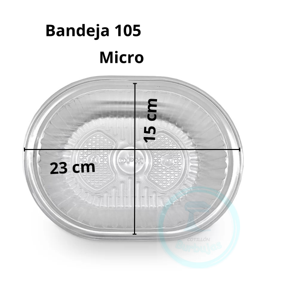 Producto - Bandeja Plástica N.105 Micro x 100