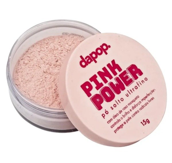 Producto - Polvo facial suelto Pink powder - Dapop
