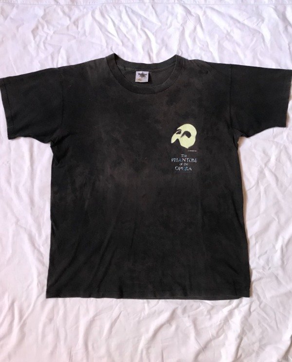 Producto - 1986 The Phantom of the opera single stitch glow in the dark print sunfade tee.