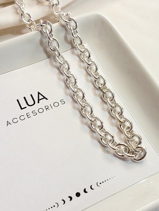 Producto - Cadena tiffany - acero blanco