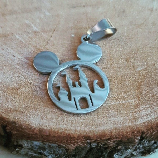 Producto - Dije mickey con castillo de Disney