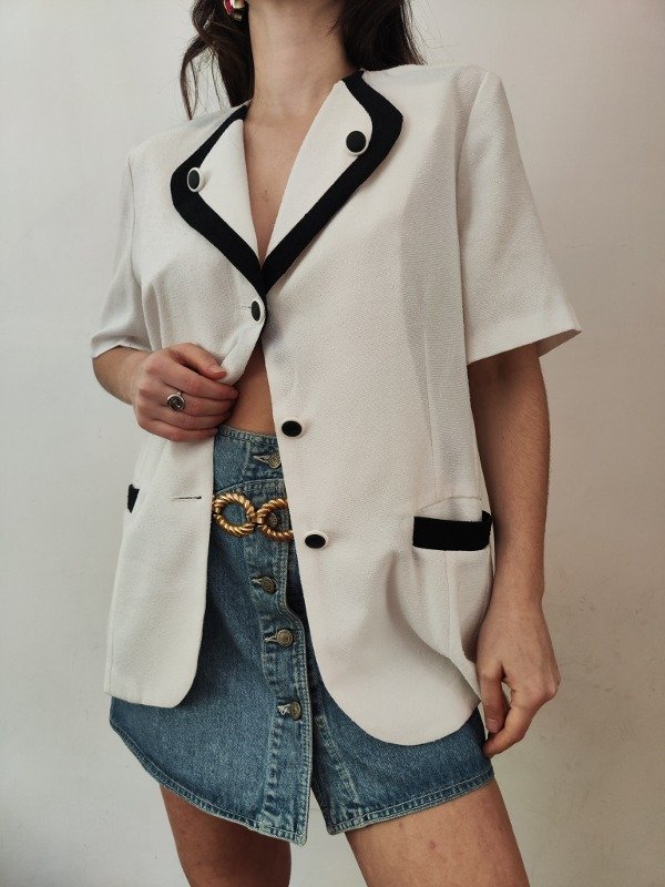 Saco blanco y negro — imagen 5