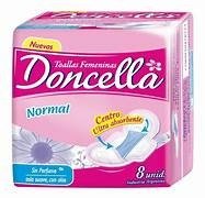 Producto - DONCELLA TOALLA FEM NORMAL POCKET SIN PERFUME CON ALAS X8