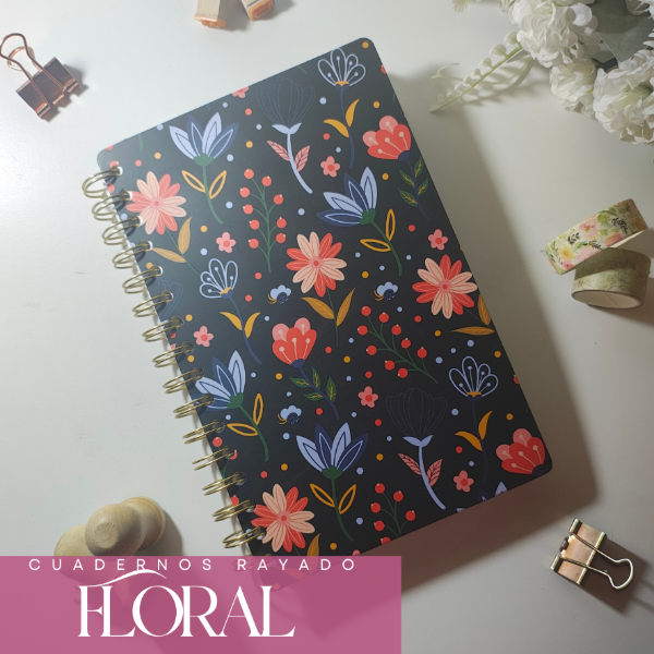 Producto - Cuaderno floral
