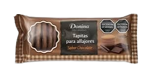 Producto - Tapitas para alfajores sabor chocolate 200gr DONINAS