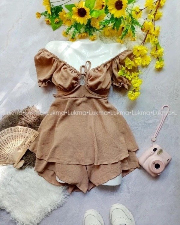 Producto - Mono ballerina liso manga corta