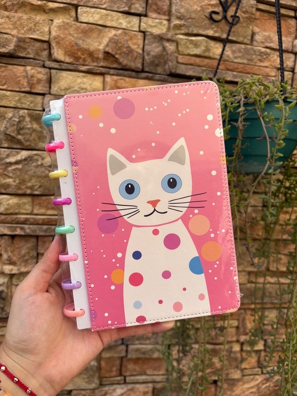 Producto - Cuaderno inteligente CON SISTEMA DE DISCOS GATITO