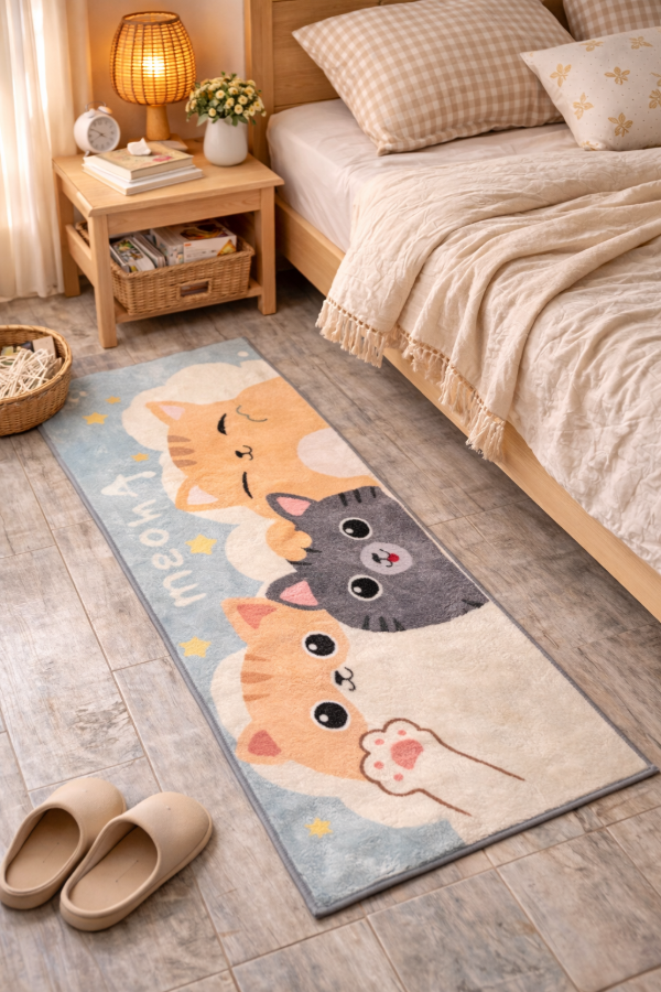 Producto - Alfombra Felpudo XL Gatitos Miao