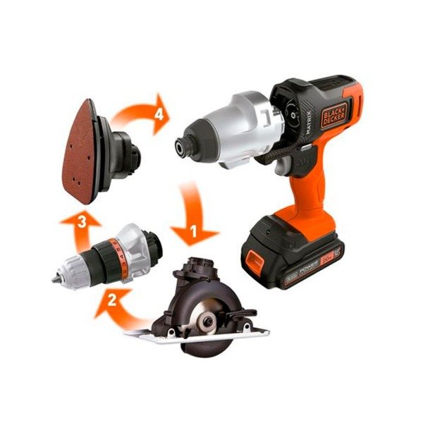 Producto - KIT MULTIHERRAMIENTA B+D 20V 4PZS 4 EN 1