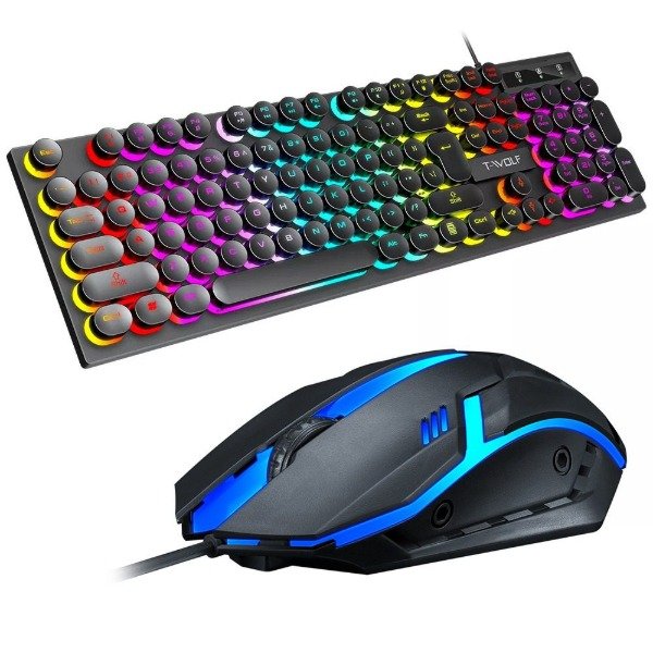 Producto - Kit Teclado+Mouse RGB con Cable TF270