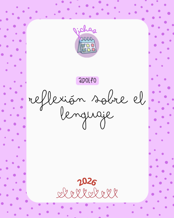 Producto - Adolfo Reflexión sobre el Lenguaje