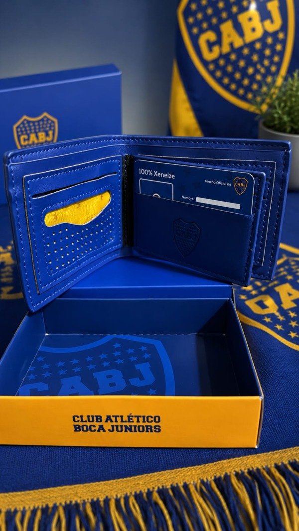 Producto - BL1239 BILLETERA DE BOCA JUNIORS EN CAJA