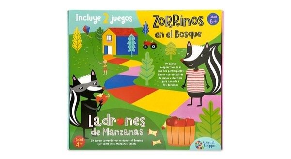 Producto - Zorrinos en el bosque + Ladrones de manzanas